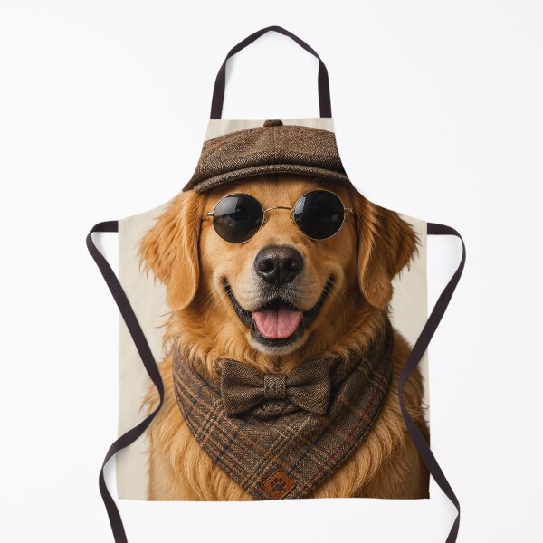 Item preview, Cool Golden Retriever Gentleman designed and sold by BagFactoryUK.