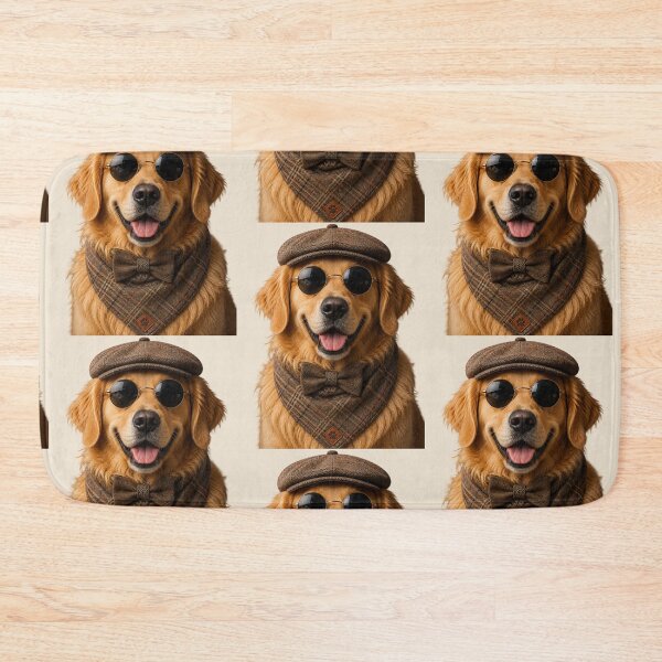 Item preview, Cool Golden Retriever Gentleman designed and sold by BagFactoryUK.