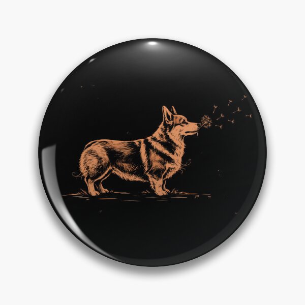 Item preview, Corgi with Dandeline designed and sold by Peter Stawicki.