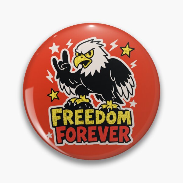 Item preview, Freedom Forever Bald Eagle Rock and roll  designed and sold by CamaleonDesigns.