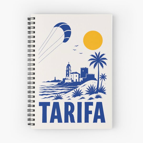 Item preview, Tarifa Spain Vintage Coastal Travel Poster designed and sold by Islabonita..