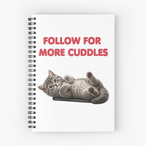 Item preview, Follow For More Cuddles Cute Kitten Design designed and sold by Symphatee.