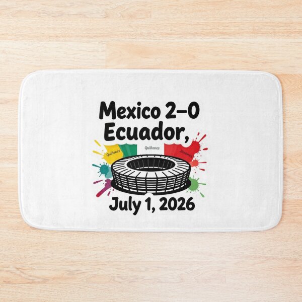Item preview, Mexico Historic Victory – 2–0 vs Ecuador (2026) designed and sold by GraffiCity.