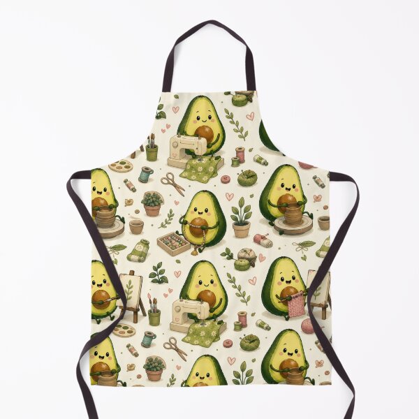 Item preview, Cute Avocado love Pattern  Seamless Pattern Fruit Print designed and sold by Aramdesing.