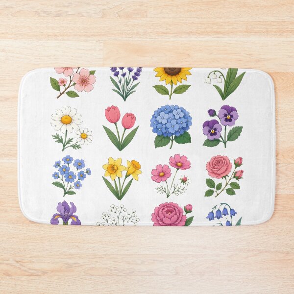 Item preview, Flowers pattern designed and sold by trendspatterns.