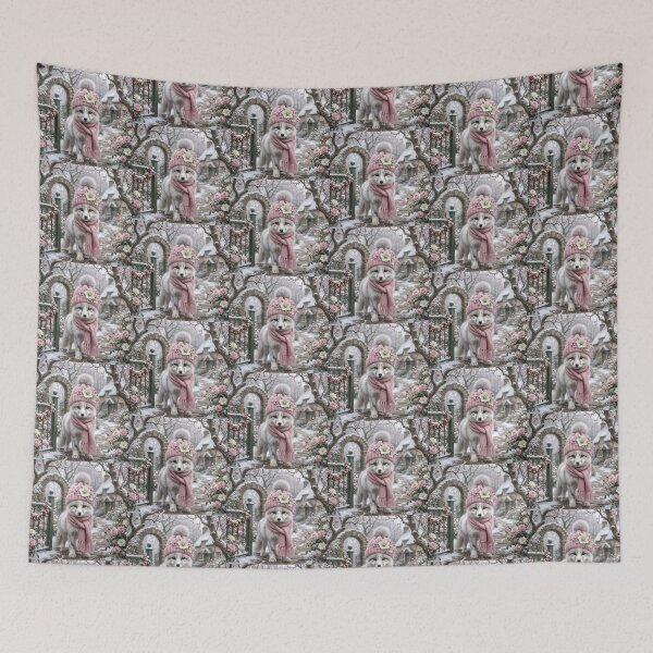 Item preview, The Cute Winter Fox. designed and sold by JoyNest = "The nest of joy".