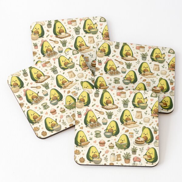 Item preview, Cute Avocado love Pattern  Seamless Pattern Fruit Print designed and sold by Aramdesing.