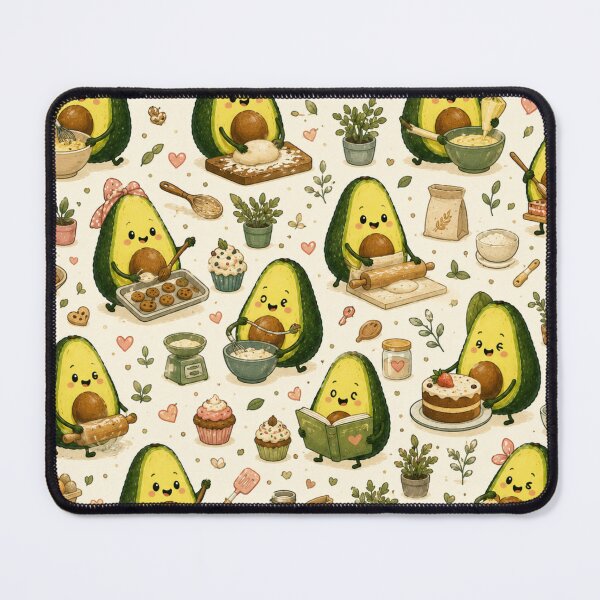 Item preview, Cute Avocado love Pattern  Seamless Pattern Fruit Print designed and sold by Aramdesing.