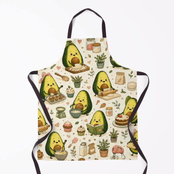 Item preview, Cute Avocado love Pattern  Seamless Pattern Fruit Print designed and sold by Aramdesing.