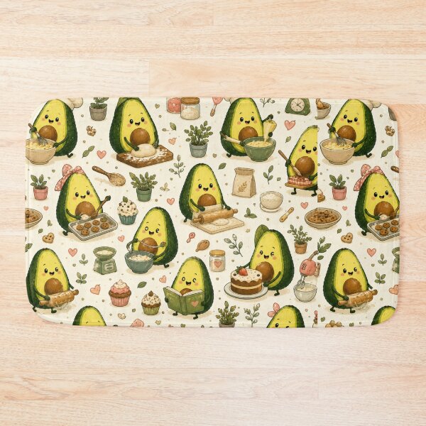 Item preview, Cute Avocado love Pattern  Seamless Pattern Fruit Print designed and sold by Aramdesing.
