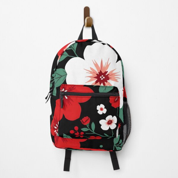 Item preview, Red and white floral pattern designed and sold by Nolan6.