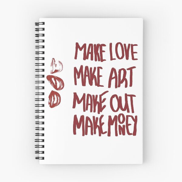 Item preview, Make Love Make Art Make Out Make Money Typography Shirt designed and sold by Doptlavia.