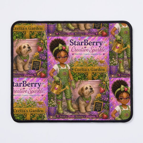 Item preview, StarBerry™ Visits Cretia's Garden designed and sold by Creative Expressions Art.