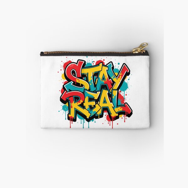 Item preview, ?? Stay Real Graffiti Typography Graphic T-Shirt | Urban Street Art Design designed and sold by MAStrends.