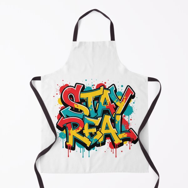 Item preview, ?? Stay Real Graffiti Typography Graphic T-Shirt | Urban Street Art Design designed and sold by MAStrends.
