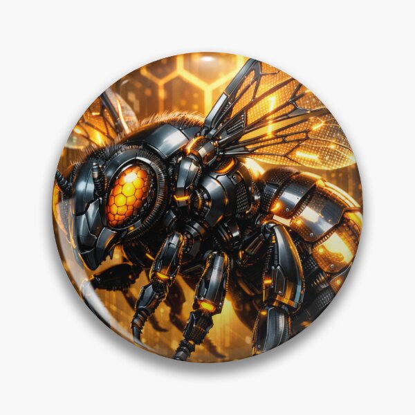 Item preview, HexaCore Drone: The Biomechanical Honeybee designed and sold by synthesisnft.