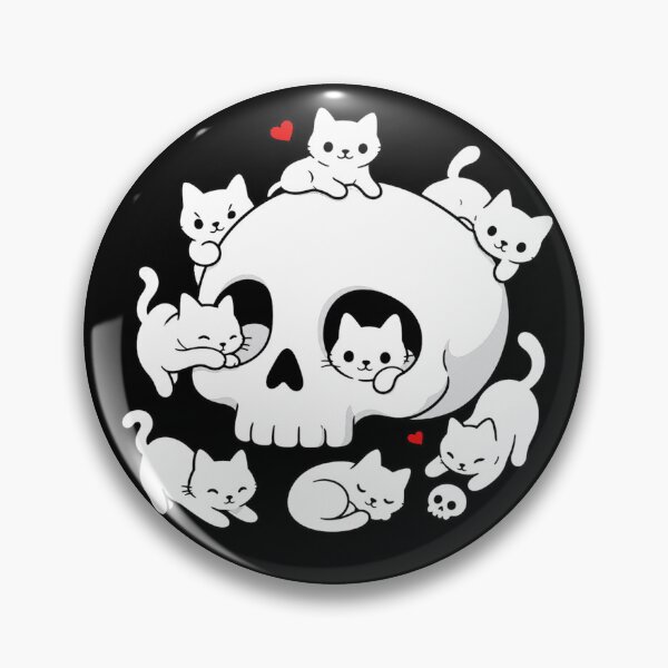 Item preview, Loveable cats and whimsical skulls designed and sold by Cut & Paste Productions.