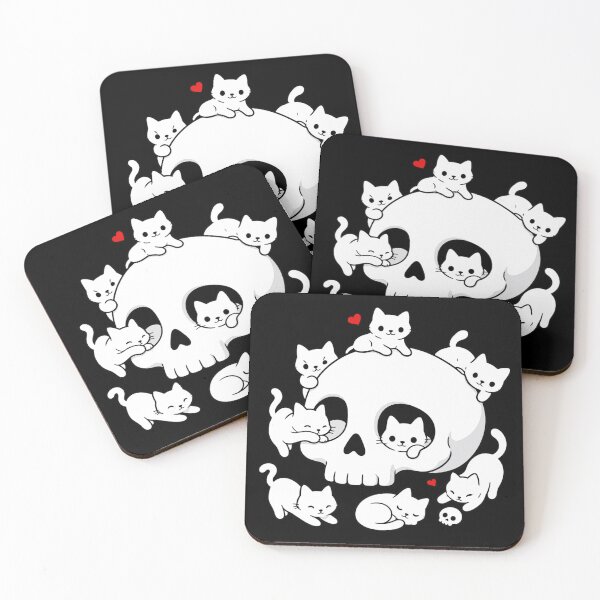 Item preview, Loveable cats and whimsical skulls designed and sold by Cut & Paste Productions.