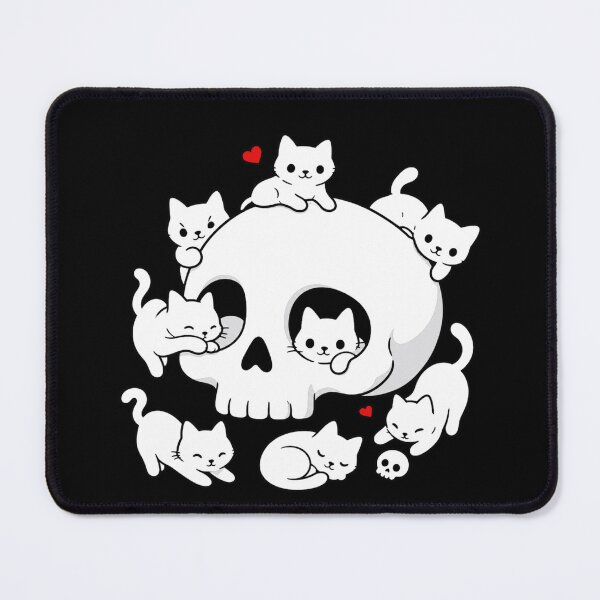 Item preview, Loveable cats and whimsical skulls designed and sold by Cut & Paste Productions.