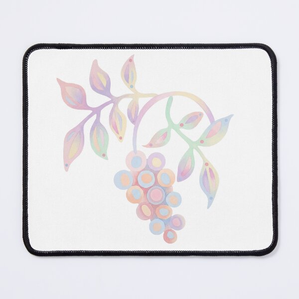 Item preview, Pastel Korean Folk Grape Vine Watercolor designed and sold by Yiruda-Art.
