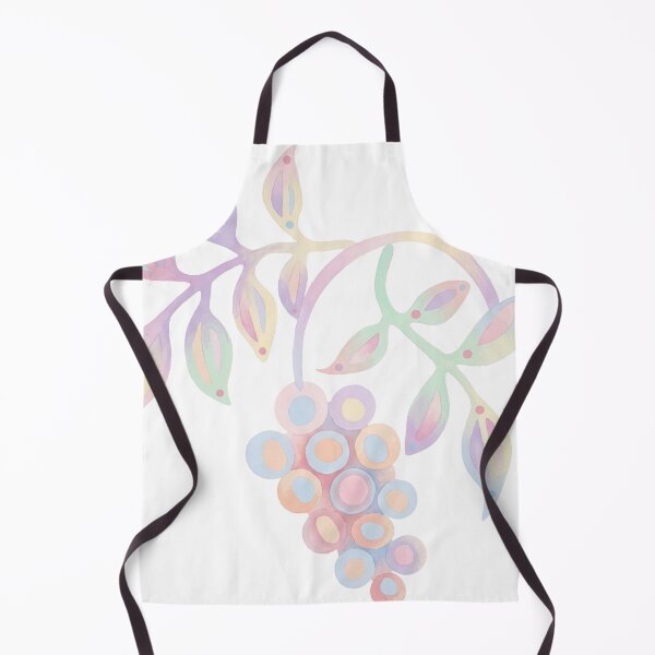 Item preview, Pastel Korean Folk Grape Vine Watercolor designed and sold by Yiruda-Art.