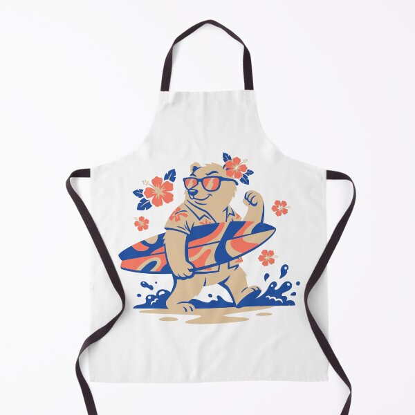 Item preview, Surf Bear Tropical Beach Vibes Retro Summer designed and sold by ArtTodayShop.