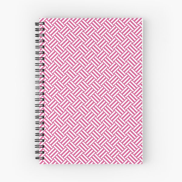 Item preview, Hot Pink And White Basket Weave Pattern designed and sold by pattern-archive.