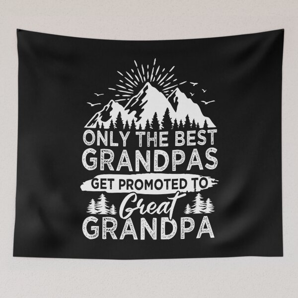 Item preview, Only The Best Grandpas Get Promoted To Great Grandpa Announcement Shirt designed and sold by Doptlavia.
