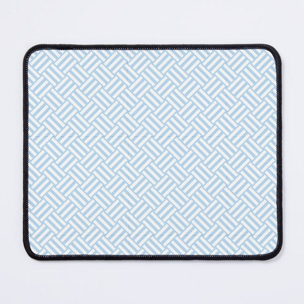 Item preview, Ice Blue And White Basket Weave Pattern designed and sold by pattern-archive.