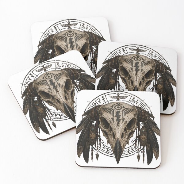Item preview, Thunderbird Skull eerie mythology designed and sold by PatternFly.