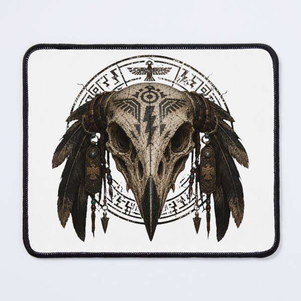 Item preview, Thunderbird Skull eerie mythology designed and sold by PatternFly.