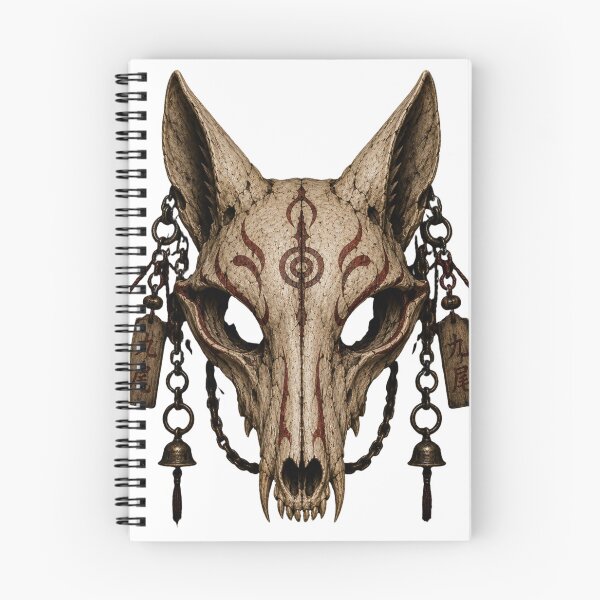 Item preview, Kitsune Skull eerie mythology designed and sold by PatternFly.