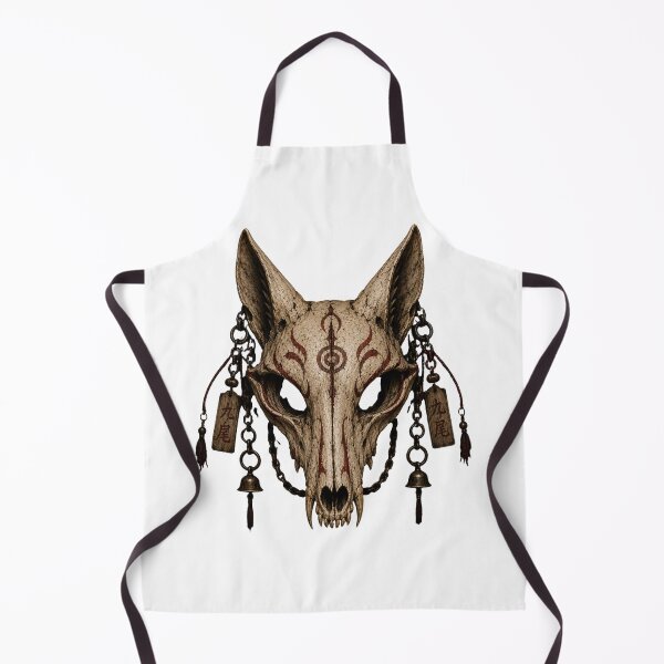 Item preview, Kitsune Skull eerie mythology designed and sold by PatternFly.