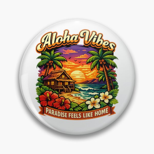 Item preview, Paradise Feels Like Home Aloha Vibes designed and sold by DPBTees70.