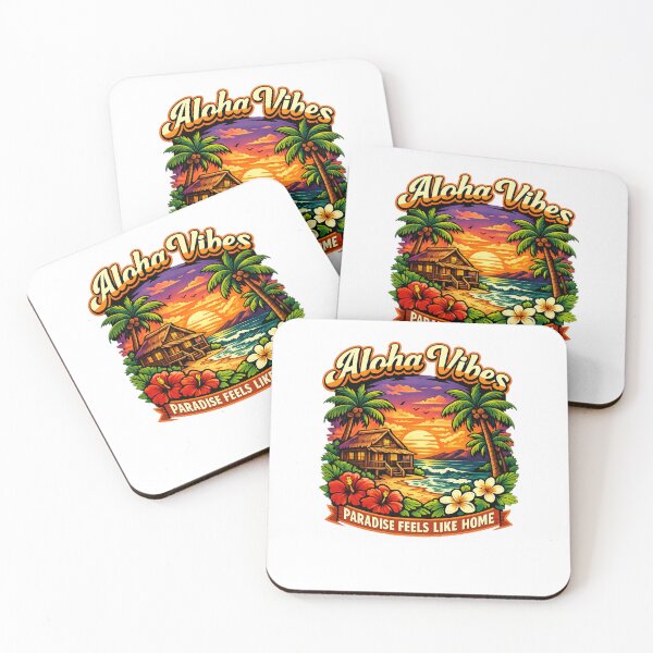 Item preview, Paradise Feels Like Home Aloha Vibes designed and sold by DPBTees70.