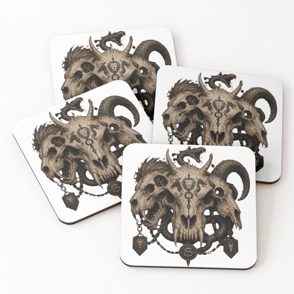 Item preview, Chimera Skull eerie mythology designed and sold by PatternFly.