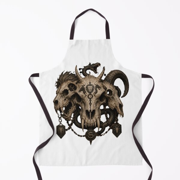 Item preview, Chimera Skull eerie mythology designed and sold by PatternFly.