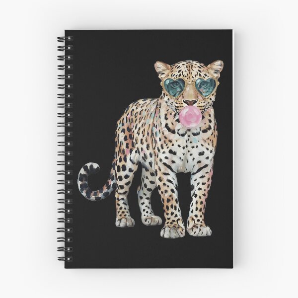 Item preview, Cool Leopard Bubble Gum Sunglasses Watercolor Animal Shirt designed and sold by Doptlavia.