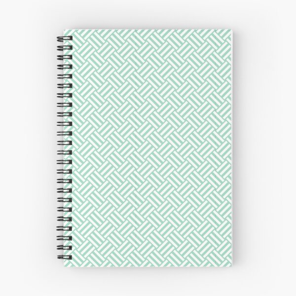 Item preview, Mint And White Basket Weave Pattern designed and sold by pattern-archive.