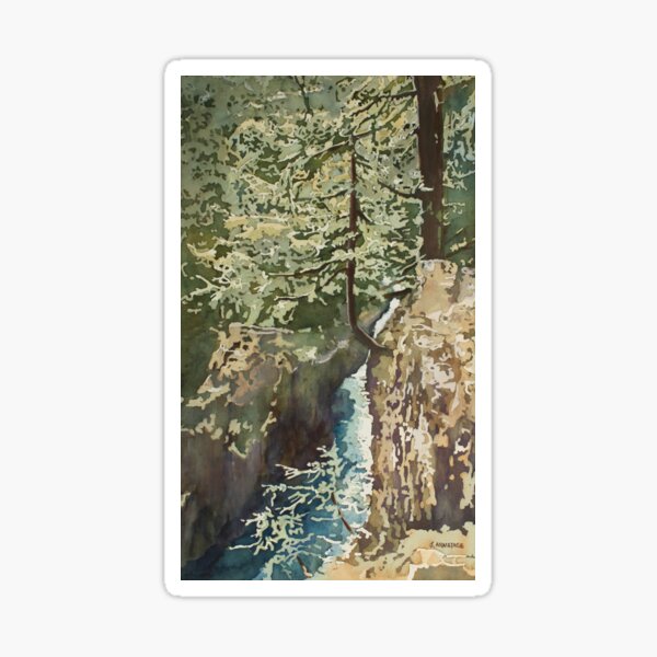 Hanging Out at Opal Creek Sticker
