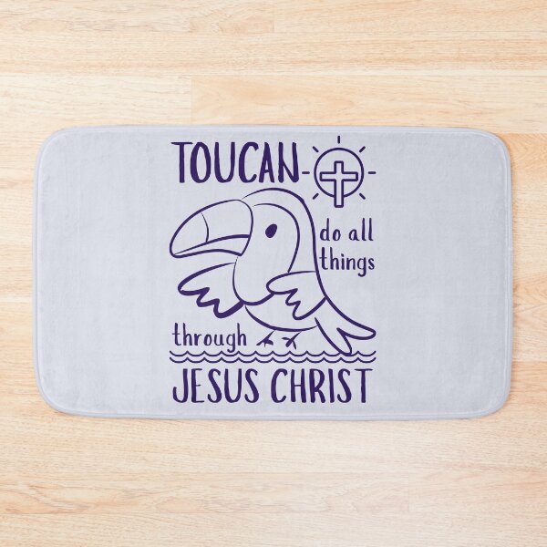 Item preview, Christian Toucan Do All Things Through Jesus Christ Tropical Bird Lover Summer Doodle Funny  designed and sold by Forevermore.