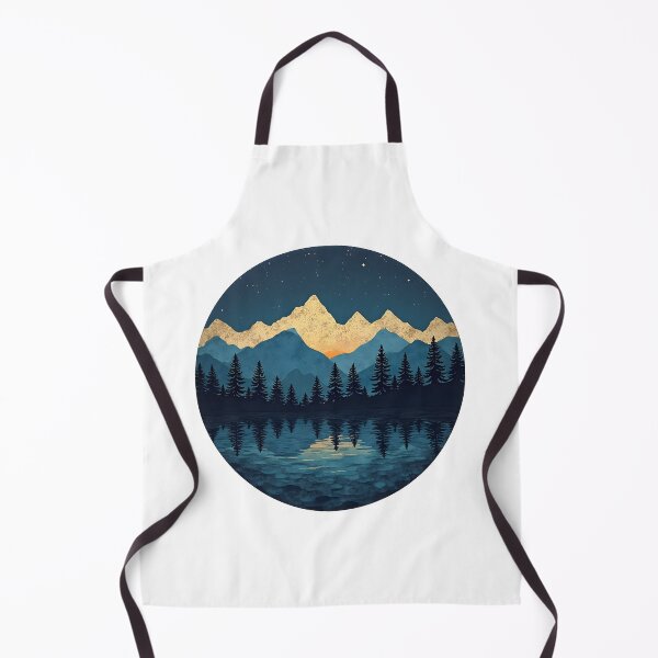 Item preview, Moonlit Mountain Reflections designed and sold by trendspatterns.