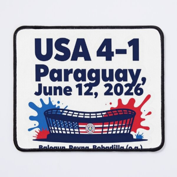 Item preview, USA Historic Victory – 4–1 vs Paraguay (2026) Commemorative Collection designed and sold by GraffiCity.