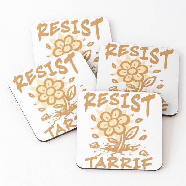 Item preview, Resist Tariff Flower Breaking - Anti Trump designed and sold by drchzak.