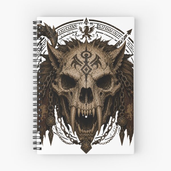 Item preview, Manticore Skull eerie mythology designed and sold by PatternFly.