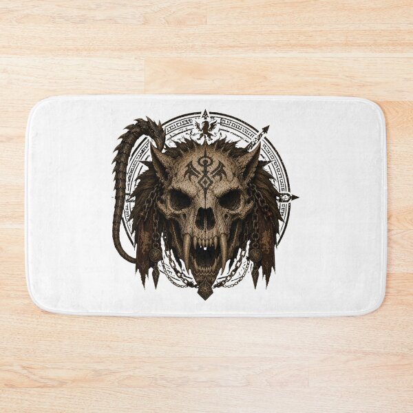 Item preview, Manticore Skull eerie mythology designed and sold by PatternFly.