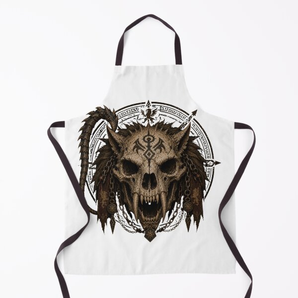 Item preview, Manticore Skull eerie mythology designed and sold by PatternFly.