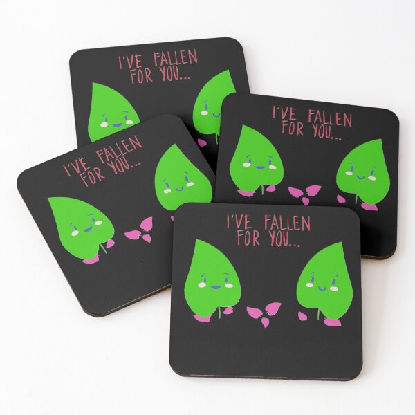 Item preview, I've Fallen For You Cute Leaf Couple | Funny Autumn Love Pun | Kawaii Nature Design designed and sold by alchemist1636 .