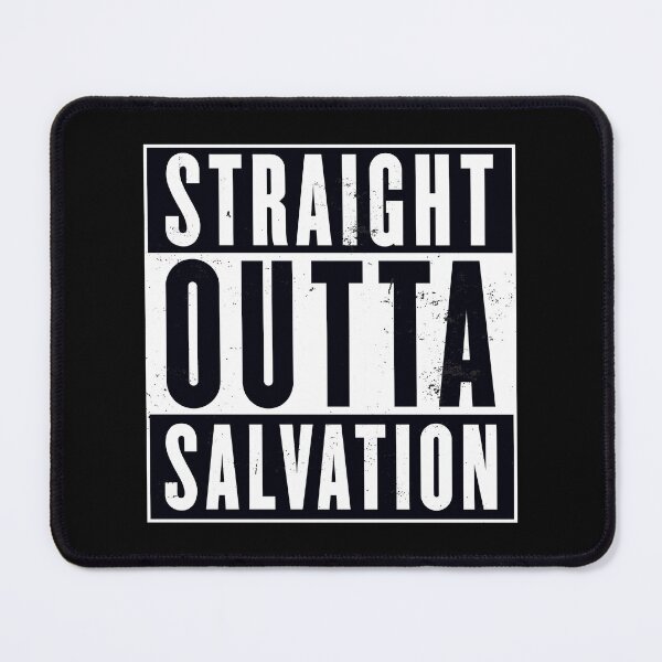 Item preview, Straight Outta Salvation Faith Humor designed and sold by Victor Shadehorn.