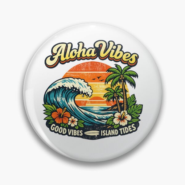 Item preview, Good Vibes, Island Tides Aloha Vibes designed and sold by DPBTees70.